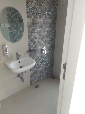 Bathroom in 2 BHK Apartment at Gurukrupa Marina Enclave, Malad West – for Rent