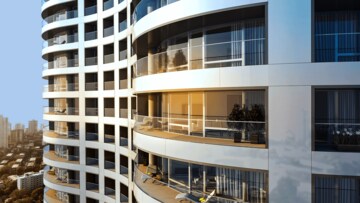 3 BHK Apartment – Exterior View View at Lower Parel - for Rent