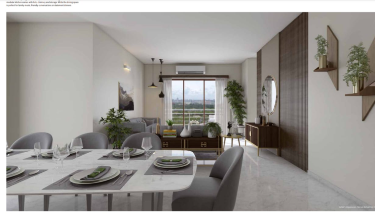 Living Room, godrej-meridien 4 Bedroom 2720 Sq.Ft. Apartment In Mohammad Heri Village Gurgaon 8884913