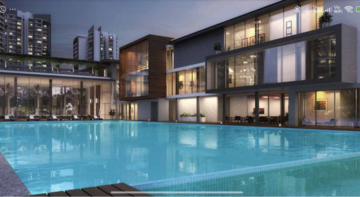 Swimming Pool in 4 BHK Apartment at Godrej Meridien, Mohammad Heri Village – for Sale