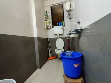 Bathroom in 1 BHK Apartment at Miraj Residency, Malad West – for Rent