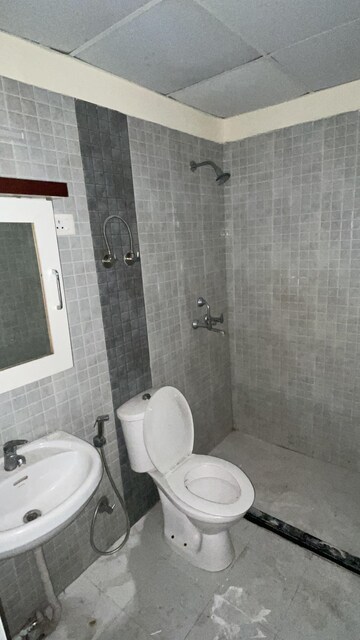 Bathroom in 2 BHK Apartment at Landcraft Golflink Villas, Pandav Nagar – for Rent