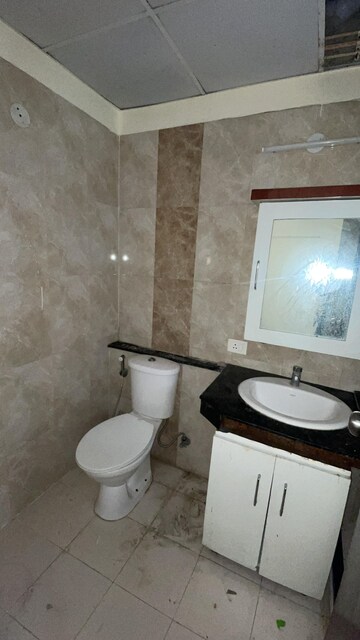 Bathroom in 2 BHK Apartment at Landcraft Golflink Villas, Pandav Nagar – for Rent