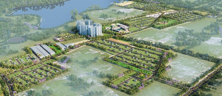 Garden, earthsong-by-manyata  2700 Sq.Ft. Plot In Devanahalli Bangalore 8885386