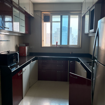 Kitchen in 3 BHK Apartment at Orbit Eternia, Century Mills – for Rent