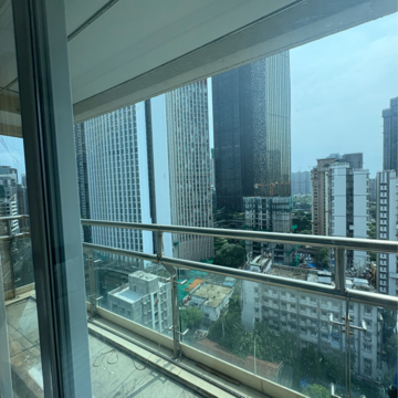 Balcony in 3 BHK Apartment at Orbit Eternia, Century Mills – for Rent