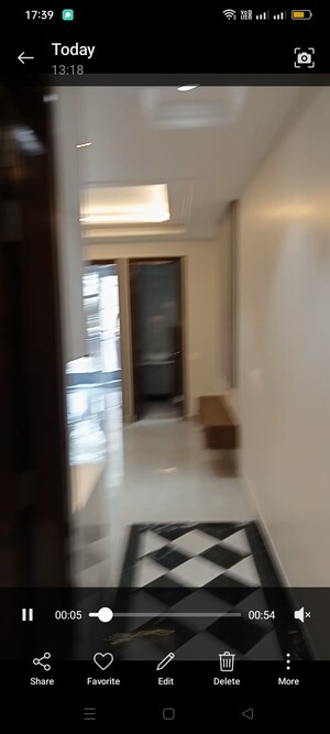 Building Lobby in 2 BHK Builder Floor at Mahavir Enclave 1 – for Sale