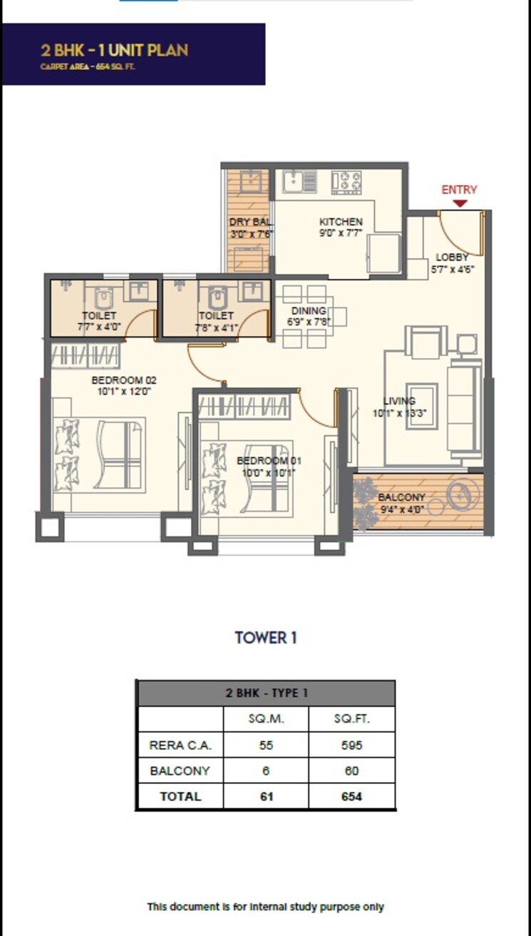 Other, hinjewadi 2 Bedroom 654 Sq.Ft. Apartment In Hinjewadi Pune 8885629