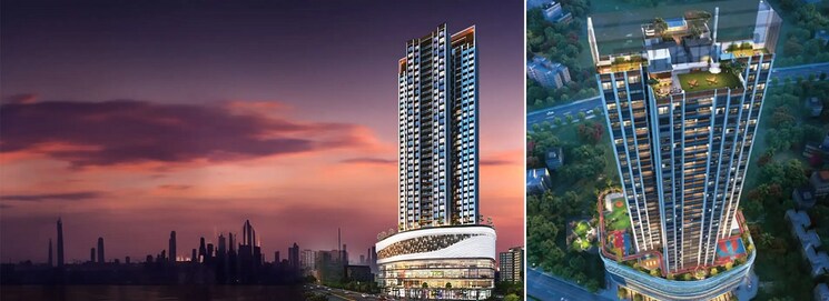 Exterior View, balaji-aqua 2 Bedroom 685 Sq.Ft. Apartment In Khadakpada Thane 8885570