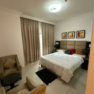 Bedroom in 4 BHK Apartment at Transcon Triumph Tower, Veera Desai Industrial Estate – for Sale