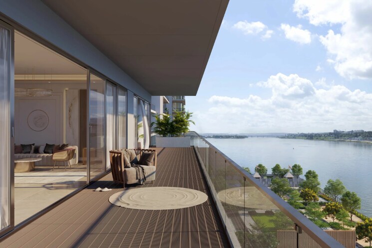 Balcony, dumas road 4 Bedroom 7578 Sq.Ft. Apartment In Dumas Road Surat 8886577