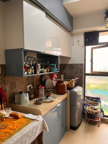 Kitchen in 1 BHK Apartment at Kanakia Silicon Valley, Powai – for Rent