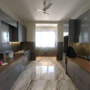 Kitchen in 4 BHK Apartment at Raheja Classique, Shashtri Nagar – for Sale