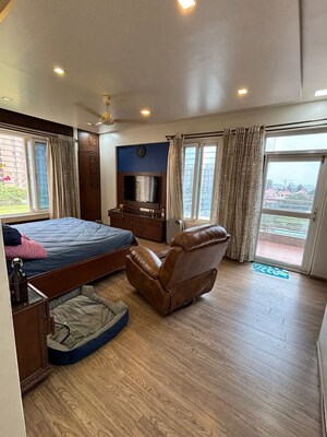 Living Room in 3 BHK Apartment at Nyati Wind Chimes, Undri – for Rent