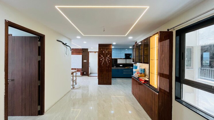 Kitchen, myscape-sanctuary 3 Bedroom 1980 Sq.Ft. Apartment In Hafeezpet Hyderabad 8886721