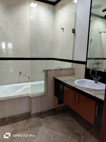 Bathroom in 4 BHK Apartment at Boutique Residential Apartments E-3 6, Vasant Vihar – for Rent