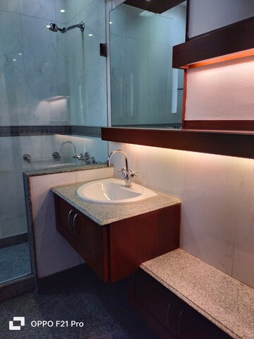 Bathroom in 4 BHK Apartment at Boutique Residential Apartments E-3 6, Vasant Vihar – for Rent