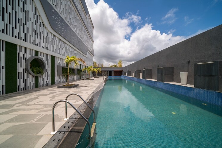 Swimming Pool, majestique-towers 2 Bedroom 737 Sq.Ft. Apartment In Kharadi Pune 8887455