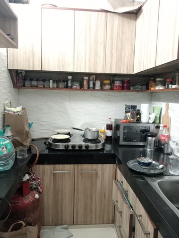 Kitchen in 1.5 BHK Apartment at Church View Apartments, Sector 29 – for Rent