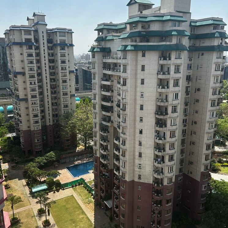 Exterior View, unitech-palms 3.5 Bedroom 1900 Sq.Ft. Apartment In South City 1 Gurgaon 8887614