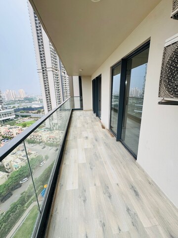 Balcony in 3 BHK Builder Floor at SS Southend Floors, South City 2 – for Rent