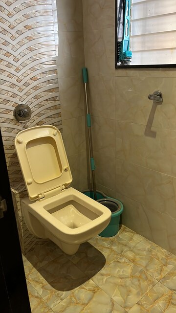 Bathroom in 2 BHK Apartment at Silicon Park, Malad West – for Rent