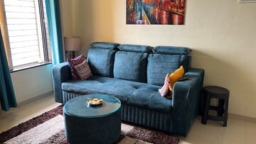 Living Room in 2 BHK Apartment at Silicon Park, Malad West – for Rent