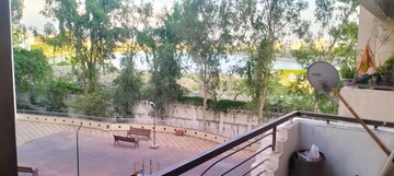 Balcony in 3 BHK Apartment at LDA Tulip Residency, Gomti Nagar – for Rent