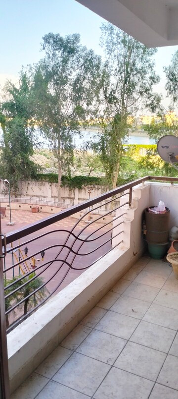 Balcony in 3 BHK Apartment at LDA Tulip Residency, Gomti Nagar – for Rent