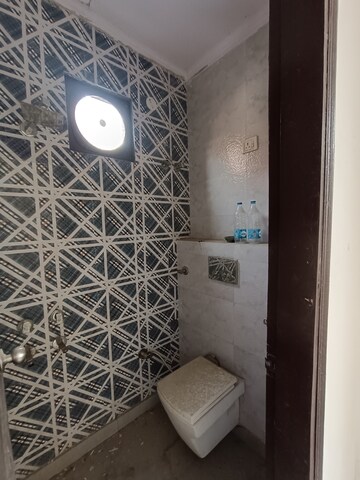 Bathroom in 2 BHK Builder Floor at Burari – for Rent
