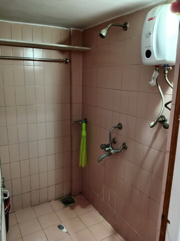 Bathroom in 1 BHK Apartment at Lotus Upvan, Pokhran Road No Two – for Rent