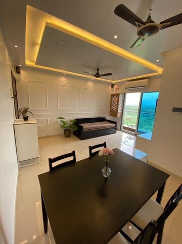 Living Room in 2 BHK Apartment at Siddhi Highland Springs, Dhokali – for Rent