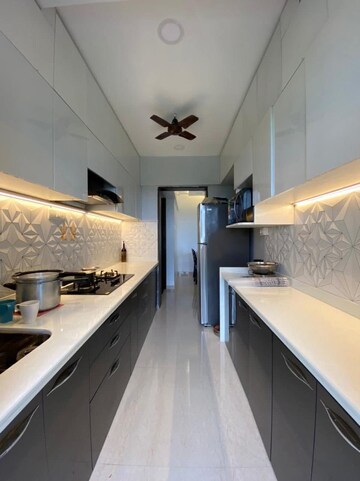 Kitchen in 2 BHK Apartment at Siddhi Highland Springs, Dhokali – for Rent
