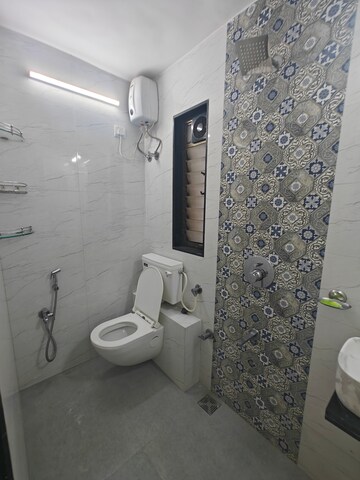Bathroom in 2 BHK Apartment at Sneh CHS, Nerul – for Rent