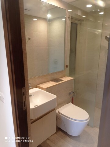 Bathroom in 1 BHK Apartment at Hiranandani Regent Hill, Powai – for Rent