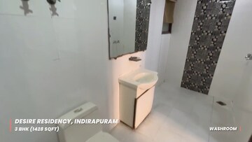 Bathroom in 3 BHK Apartment at Saya Desire Residency, Ahinsa Khand 2 – for Sale