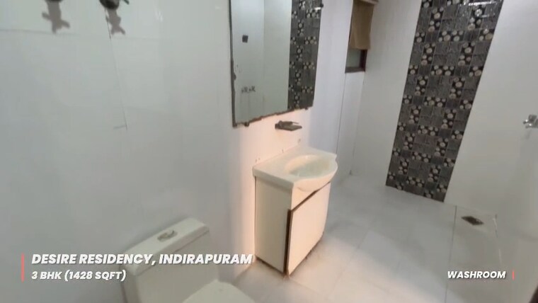 Bathroom, saya-desire-residency 3 Bedroom 823 Sq.Ft. Apartment In Ahinsa Khand 2 Ghaziabad 8887947