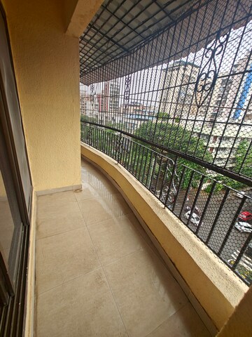 Balcony in 3 BHK Apartment at Seawoods Sector 50 – for Rent