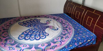 Bedroom in 2 BHK Apartment at Goyal Footprints, Thanisandra Main Road – for Rent