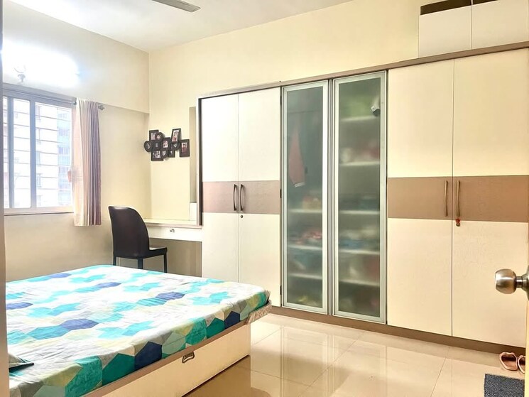 Bedroom, kumar-palmcrest 2 Bedroom 975 Sq.Ft. Apartment In Pisoli Pune 8888015