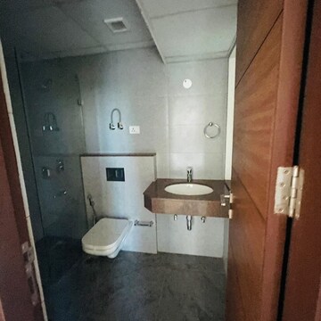 Bathroom in 3 BHK Apartment at Godrej Meridien, Mohammad Heri Village – for Rent