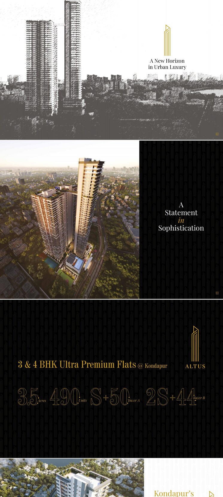 Exterior View, dsr-altitudes 3 Bedroom 2277 Sq.Ft. Apartment In Osman Nagar Hyderabad 8888037