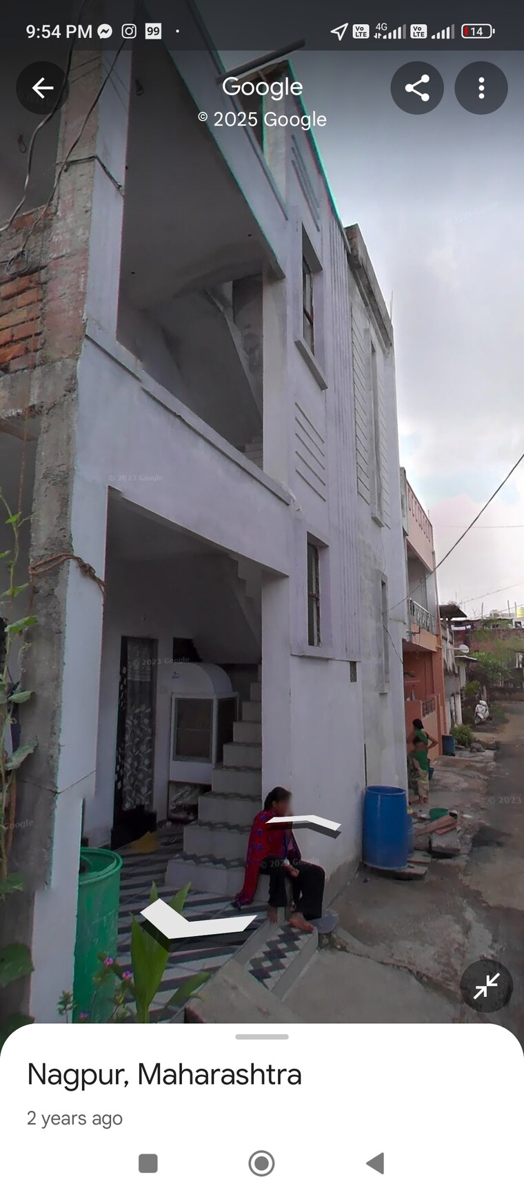 Exterior View, pardi 3 Bedroom 600 Sq.Ft. Independent House In Pardi Nagpur 8888062