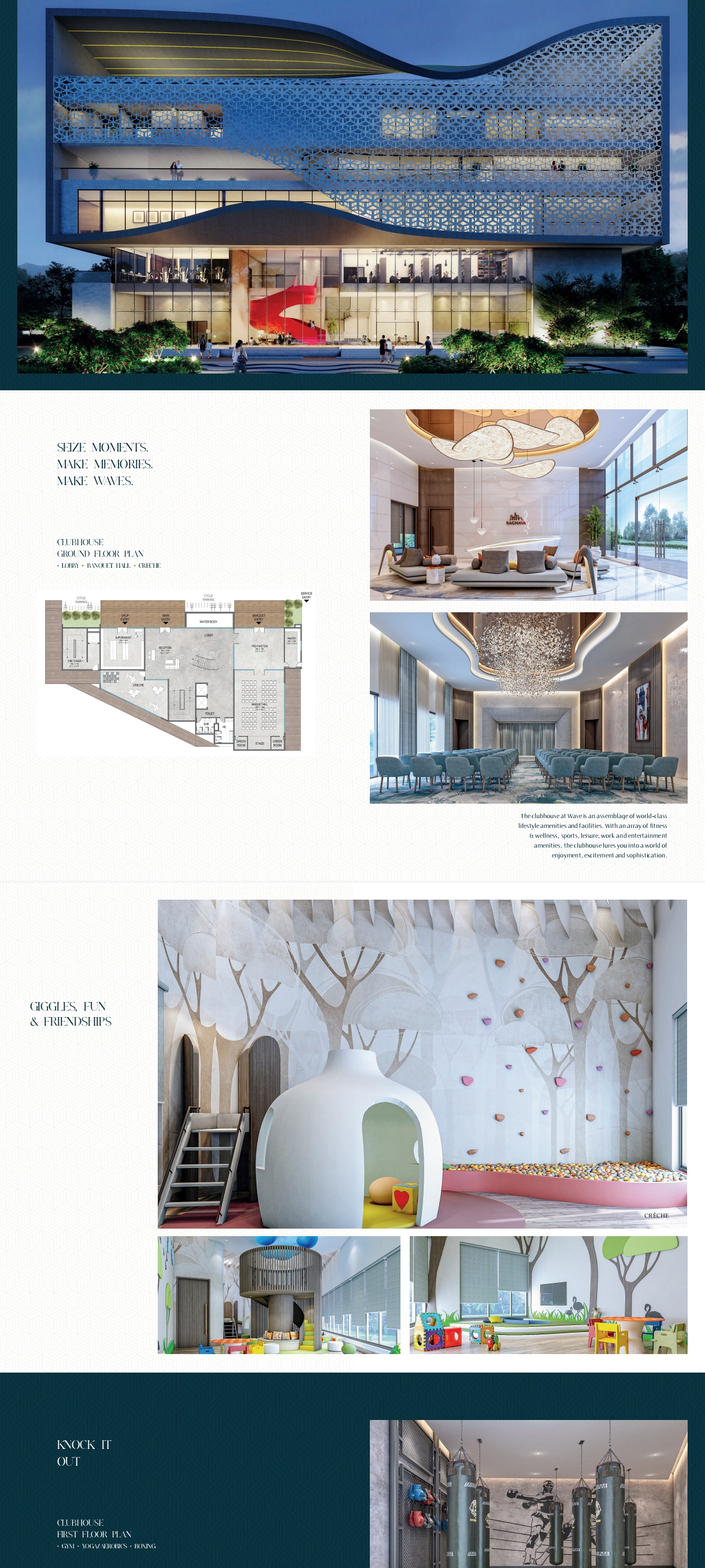 3 BHK + Pooja Room 1930 Sq.Ft. Apartment in Raghava Wave