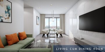 Living Room in 3 BHK Apartment at Madhyamgram – for Sale