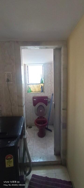 Bathroom in 1 RK Apartment at Ashokraj CHS, Goregaon West – for Rent