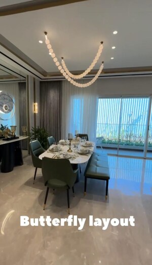 Living Room in 4 BHK Apartment at Thane West – for Sale