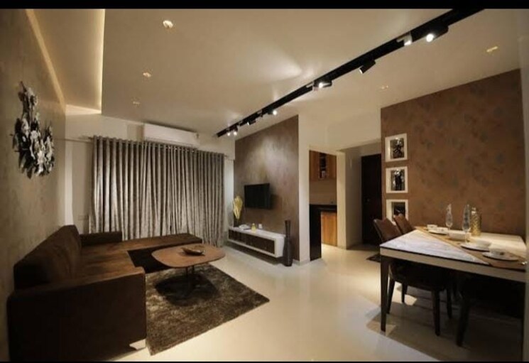 Living Room, uma-elements 1 Bedroom 472 Sq.Ft. Apartment In Daighar Gaon Thane 8888121