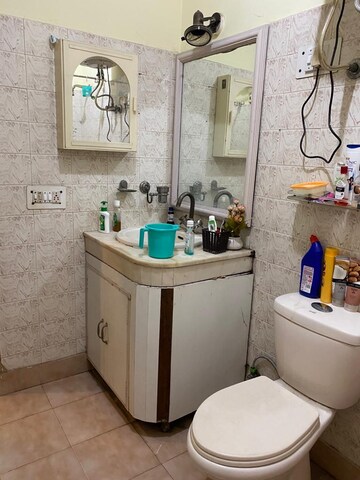 Bathroom in 3 BHK Builder Floor at Ashok Vihar – for Rent