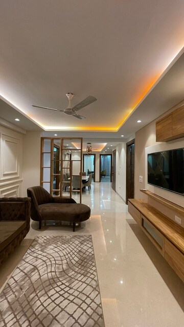 Living Room in 4 BHK Builder Floor at Ashok Vihar – for Rent